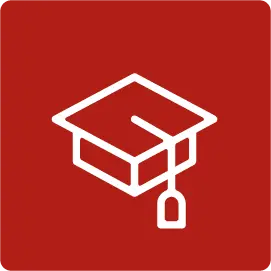 cono de birrete académico que representa el nivel de estudio de la especialización en Alta Gerencia Virtual