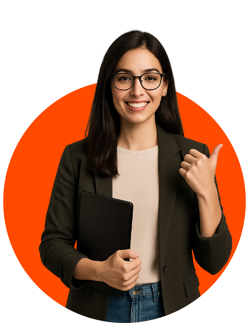 estudiante cursando el pregrado en ingeniería industrial virtual con herramientas de gestión industrial